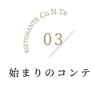 03／始まりのコンテ